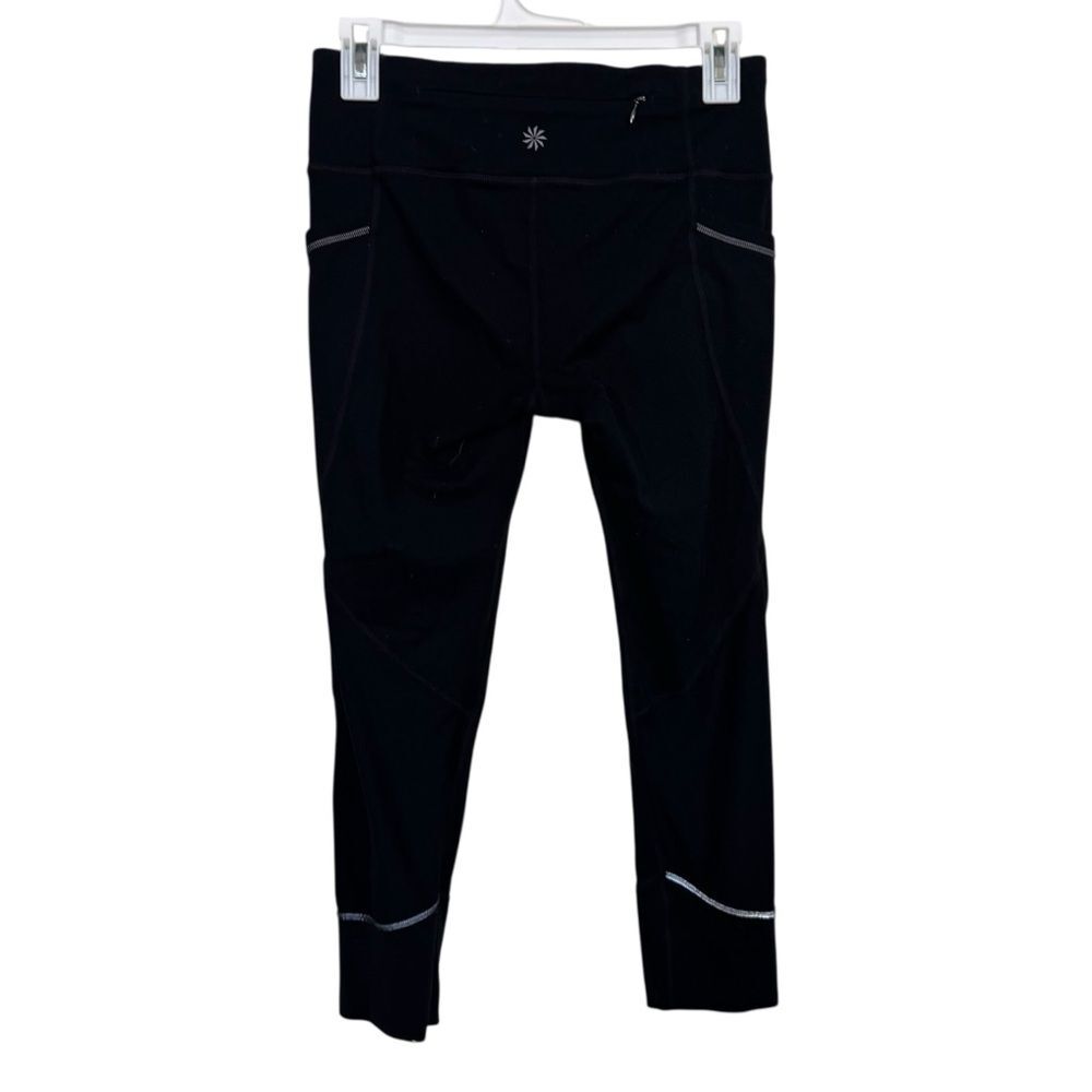 Athleta Running Cropped Black Activewear Leggings